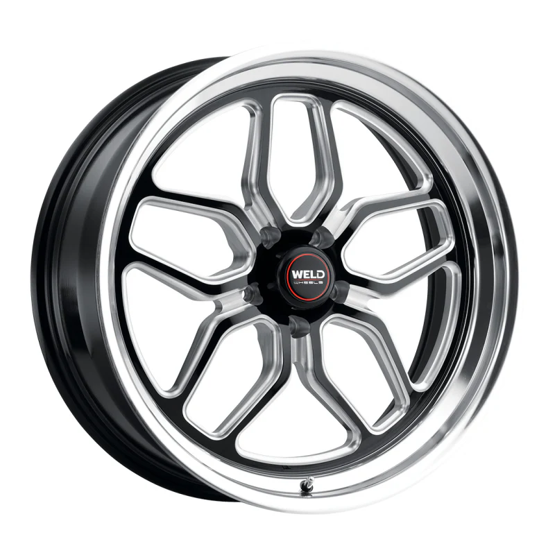 Weld S107 22X8.5 Laguna 5X120.7 ET06 BS5.00 Gloss Black MIL Dia 78.1 - Image 3