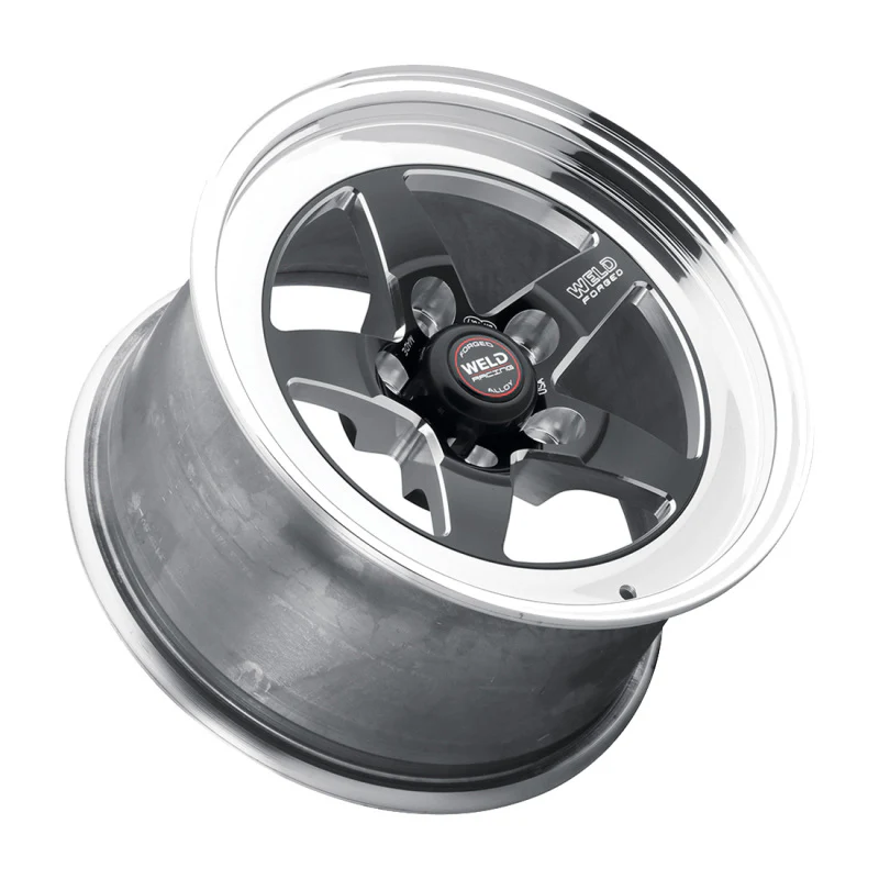 Weld S71 15x8.33 / 5x4.5 BP / 4.5in. BS Black Wheel (Medium Pad) - Non-Beadlock - Image 2