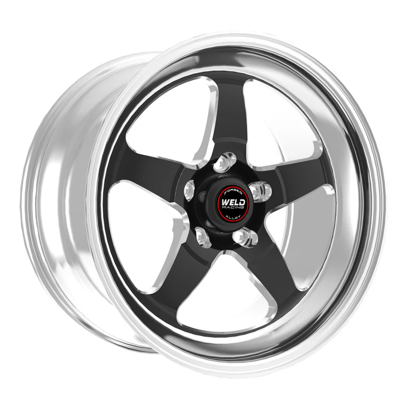 Weld S71 18x12 / 5x4.75 BP / 6.7in. BS Black Wheel (Medium Pad) - Non-Beadlock - Image 2