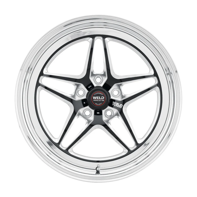 Weld S81 17x10 / 5x115 BP / 6.7in BS Black Wheel (High Pad) - Non-Beadlock - Image 2