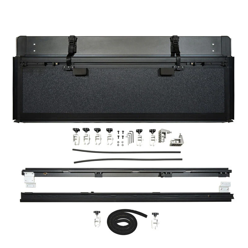 Westin 04-14 Ford F-150 2WD/4WD 6ft.7in. Bed Hard Tri-Fold Tonneau Cover - Black - Image 4