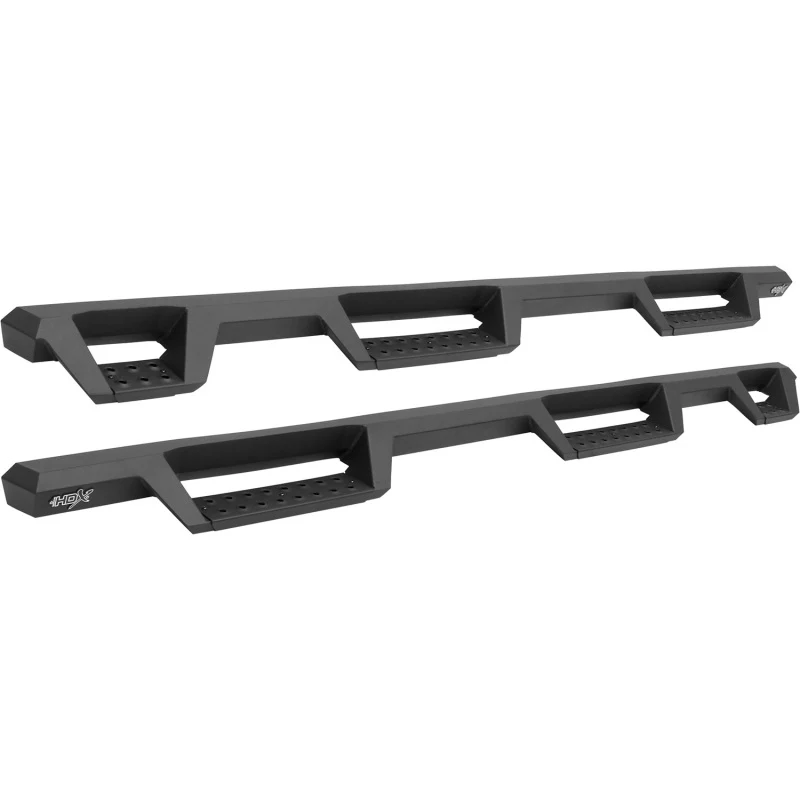 Westin 07-18 Chevrolet Silverado 1500 CC 5.5ft Bed HDX Drop W2W Nerf Step Bars - Tex. Blk - Image 2