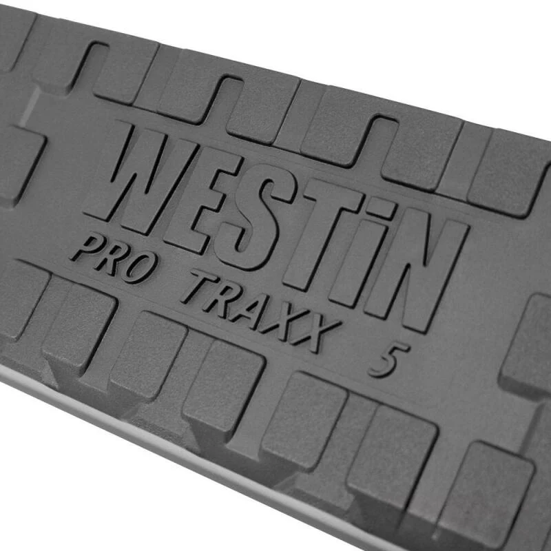 Westin 07-18 Chevy Silv 1500 Crew (5.5ft) Excl 2007 Classic PRO TRAXX 5 WTW Oval Nerf Step Bars - SS - Image 5