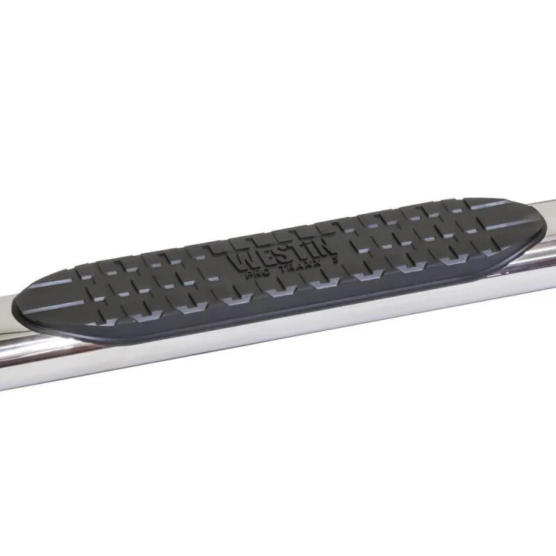 Westin 07-18 Chevy Silv 25/3500 Crew (8ft) (Excl Dually) PRO TRAXX 5 WTW Oval Nerf Step Bars - SS - Image 3
