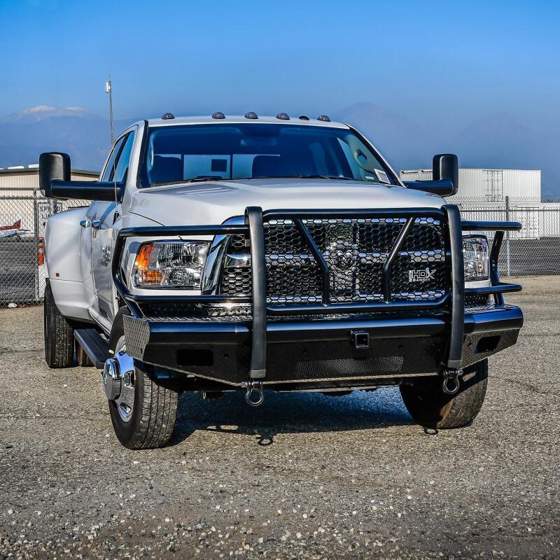 Westin 10-18 RAM 2500/3500 HDX Bandit Front Bumper - Black - Image 3
