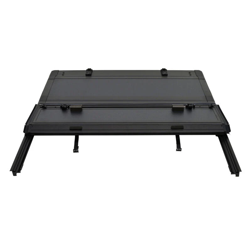 Westin 14-19 Chevrolet/GMC 1500/2500/3500 6ft. 7in. Bed Hard Tri-Fold Tonneau Cover - Black - Image 8