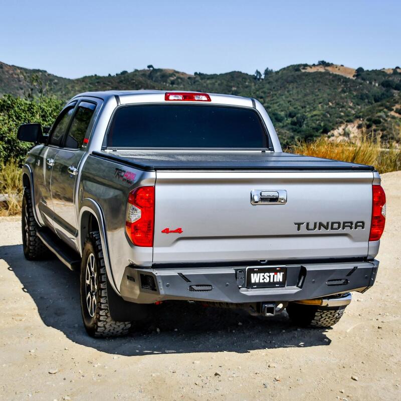 Westin 14-21 Toyota Tundra (Excl. Tundra w/Blind Spot Sys) Pro-Series Rear Bumper - Tex. Blk - Image 3