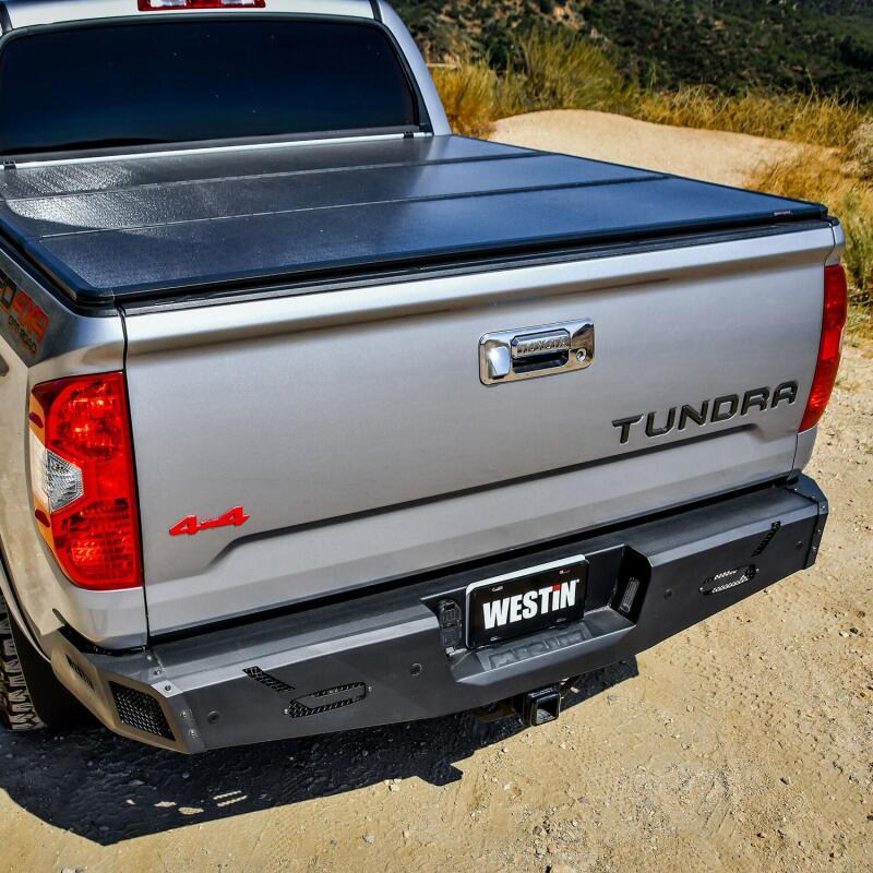 Westin 14-21 Toyota Tundra (Excl. Tundra w/Blind Spot Sys) Pro-Series Rear Bumper - Tex. Blk - Image 5