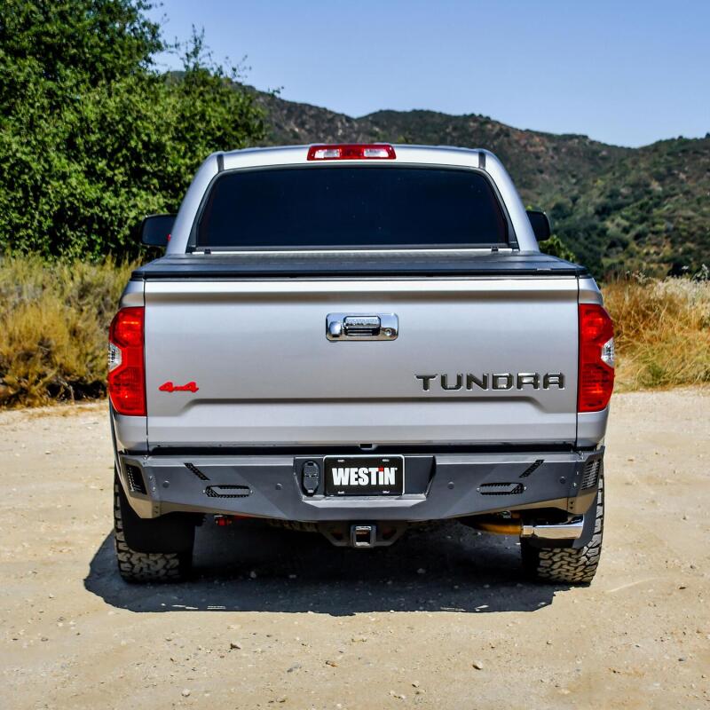 Westin 14-21 Toyota Tundra (Excl. Tundra w/Blind Spot Sys) Pro-Series Rear Bumper - Tex. Blk - Image 7