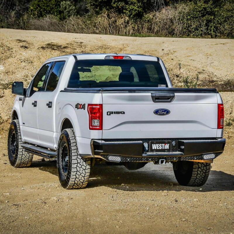 Westin 15-20 Ford F-150 HDX Bandit Rear Bumper - Black - Image 4