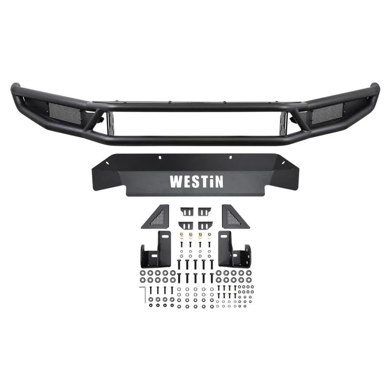 Westin 17-20 Ford F-150 Raptor Outlaw Front Bumper - Tex. Blk - Image 8