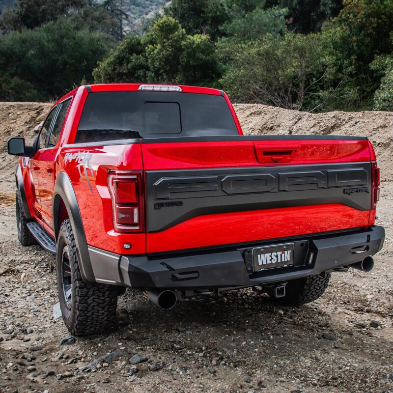 Westin 17-20 Ford F-150 Raptor Pro-Series Rear Bumper - Textured Black - Image 3