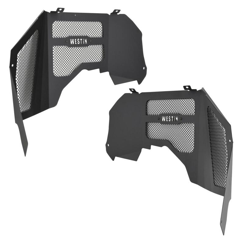 Westin 18-20 Jeep Wrangler JL Inner Fenders - Front - Textured Black - Image 6