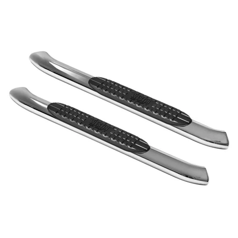 Westin 18-22 Jeep Wrangler JL 2dr PRO TRAXX 4 Oval Nerf Step Bars - SS - Image 2