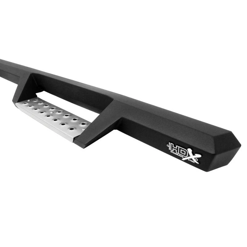 Westin 19-22 Chevrolet Silverado 1500 DC 6.5ft Bed HDX Stainless Drop W2W Nerf Step Bars - Tex. Blk - Image 3