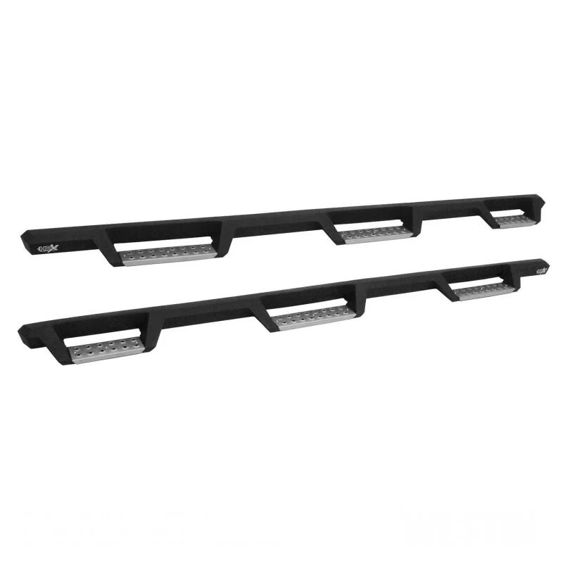 Westin 19-22 Chevrolet Silverado 1500 DC 6.5ft Bed HDX Stainless Drop W2W Nerf Step Bars - Tex. Blk - Image 2