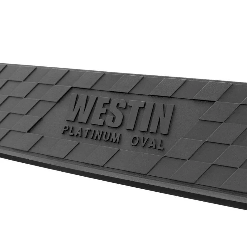 Westin 19-22 Chevrolet Silverado 1500 DC Platinum 4 Oval Nerf Step Bars - SS - Image 2