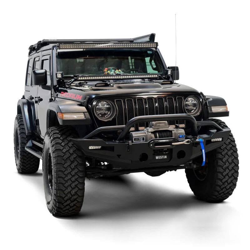 Westin 20-25 Jeep Gladiator / 18-25 Wrangler JL XTS Front Bumper - Tex. Blk - Image 3
