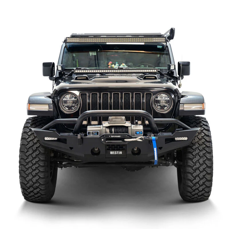 Westin 20-25 Jeep Gladiator / 18-25 Wrangler JL XTS Front Bumper - Tex. Blk - Image 5