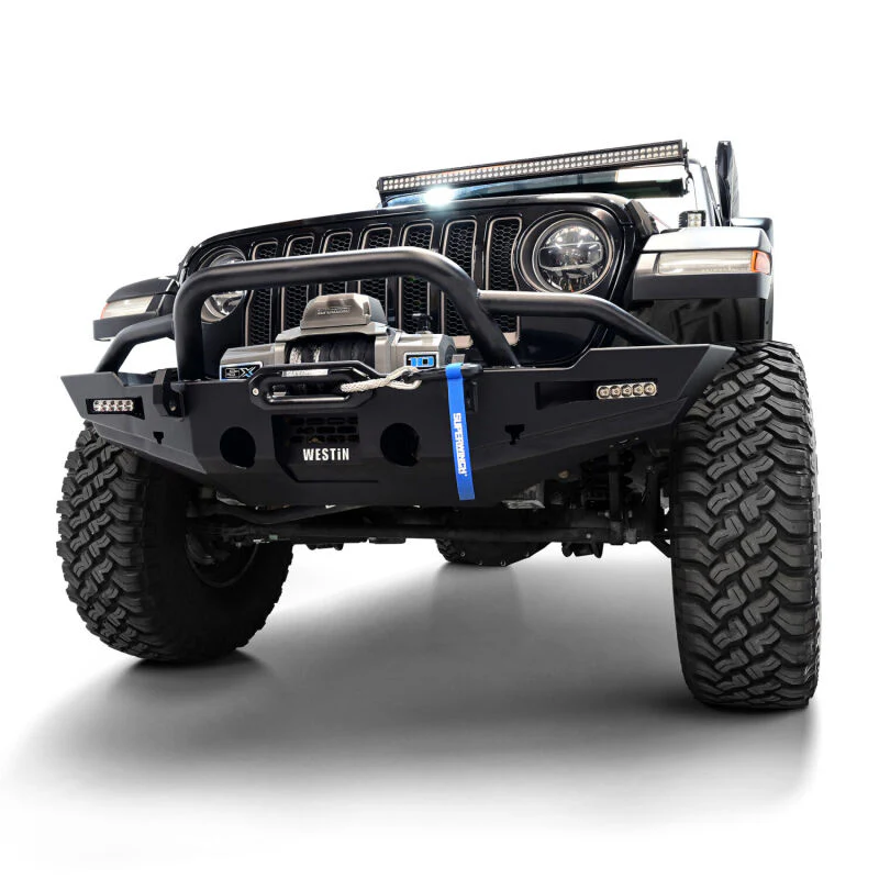 Westin 20-25 Jeep Gladiator / 18-25 Wrangler JL XTS Front Bumper - Tex. Blk - Image 6