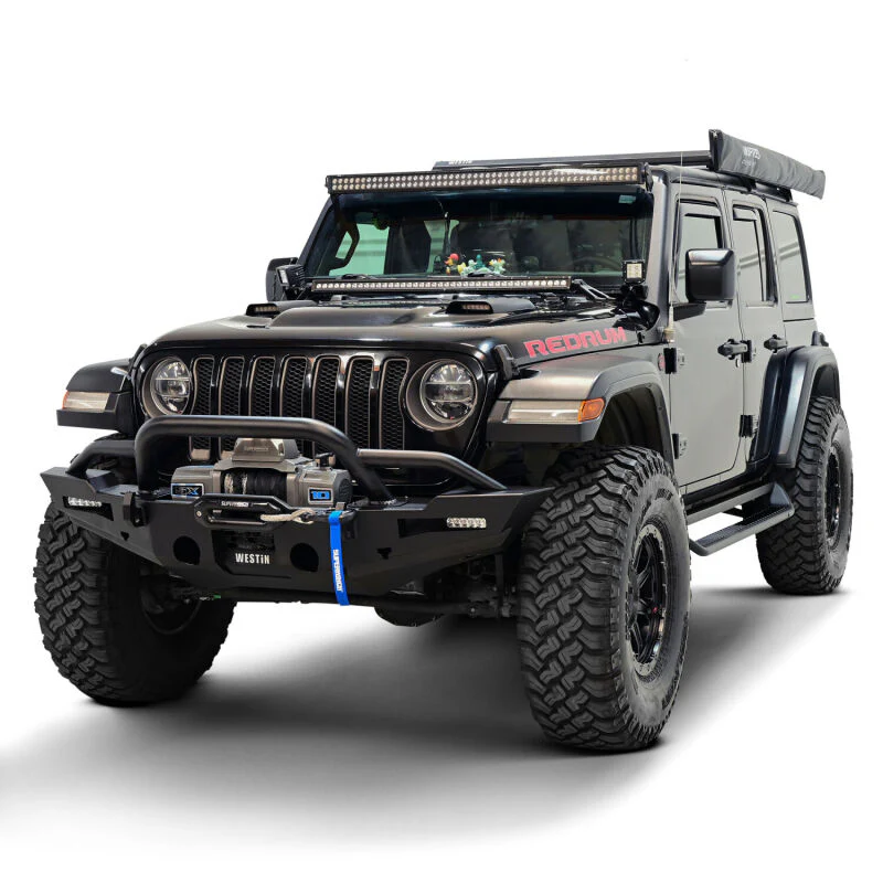 Westin 20-25 Jeep Gladiator / 18-25 Wrangler JL XTS Front Bumper - Tex. Blk - Image 8
