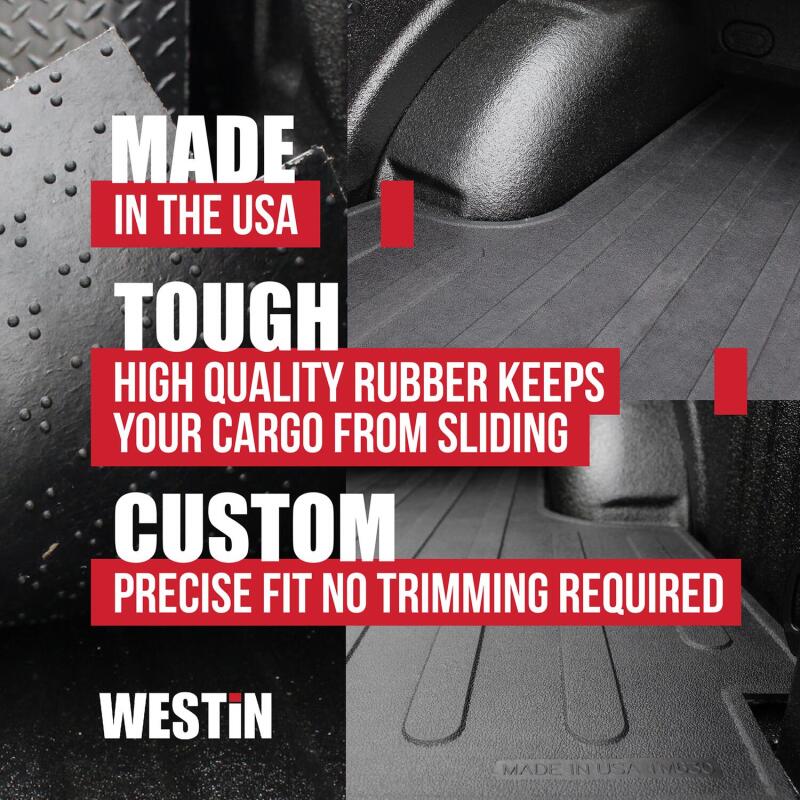 Westin 2004-2014 Ford F-150 (5.5 ft Bed) Truck Bed Mat - Black - Image 3