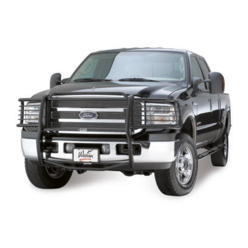 Westin 2005-2007 Ford F-250/350/450/550HD Super Duty Sportsman Grille Guard - Black - Image 3