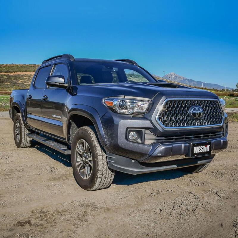 Westin 2005-2018 Toyota Tacoma Double Cab R5 Nerf Step Bars - Black - Image 5