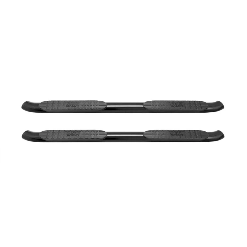 Westin 2007-2013 Chevy Silverado 1500 Crew Cab PRO TRAXX 4 Oval Nerf Step Bars - Black - Image 6