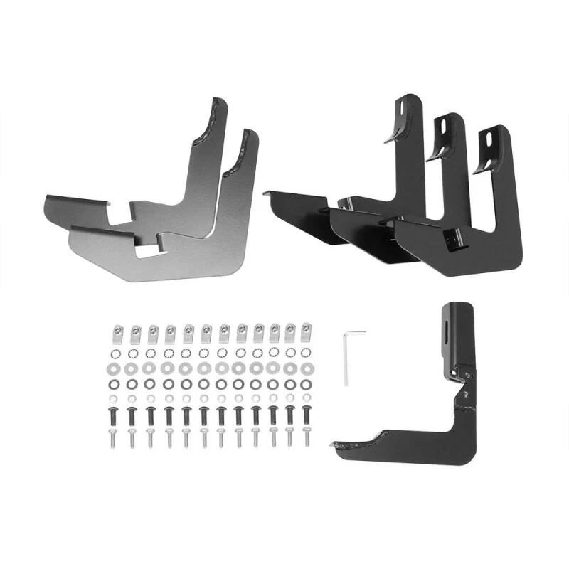 Westin 2007-2013 Chevy Silverado 1500 Crew Cab PRO TRAXX 5 Oval Nerf Step Bars - Black - Image 6