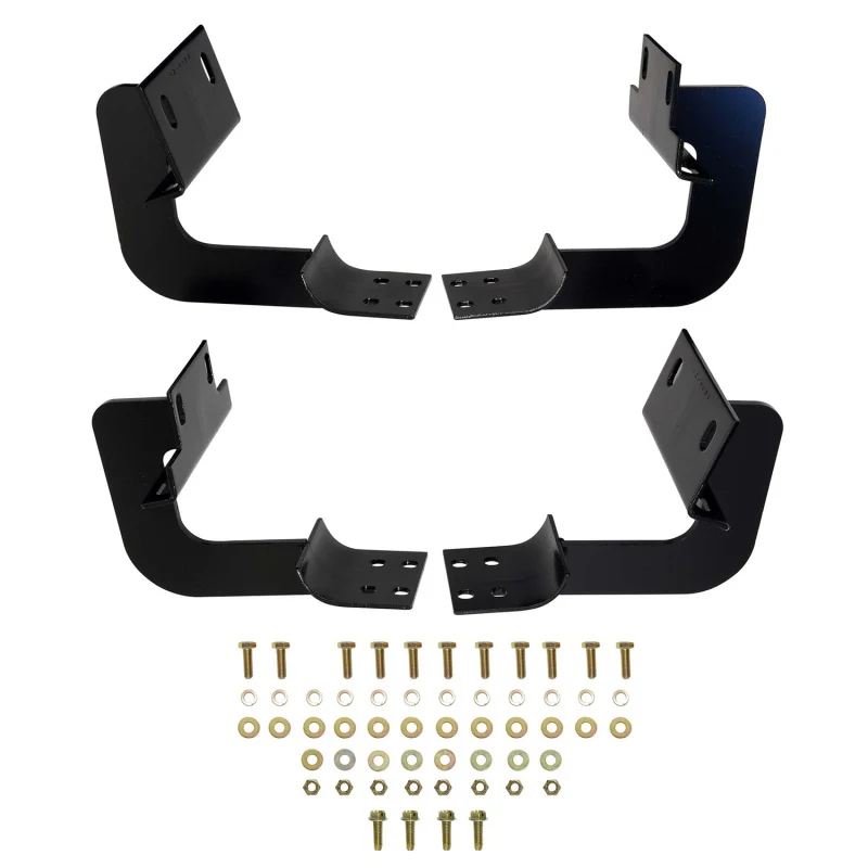 Westin 2007-2014 Ford Expedition EL Premier Oval Nerf Step Bar Mount Kit - Black - Image 2