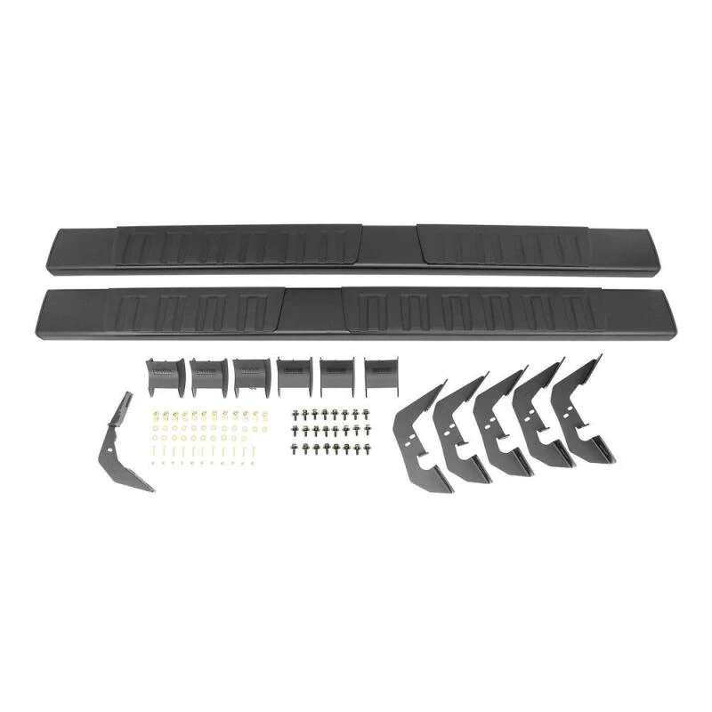 Westin 2007-2018 Chevy Silverado Crew Cab R7 Nerf Step Bars - Black - Image 10