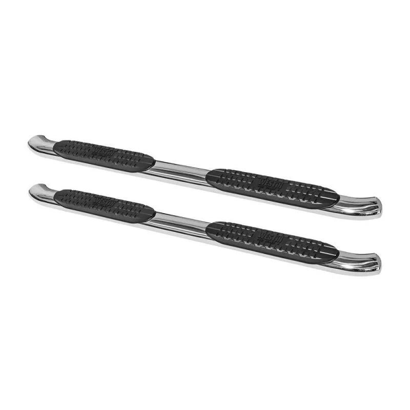 Westin 2007-2018 Toyota Tundra CrewMax PRO TRAXX 4 Oval Nerf Step Bars - SS - Image 2