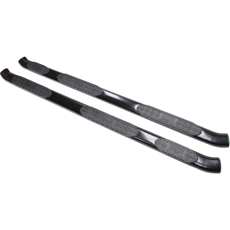 Westin 2007-2018 Toyota Tundra D-Cab (6.5 ft Bed) PRO TRAXX 5 WTW Oval Nerf Step Bars - Black - Image 4