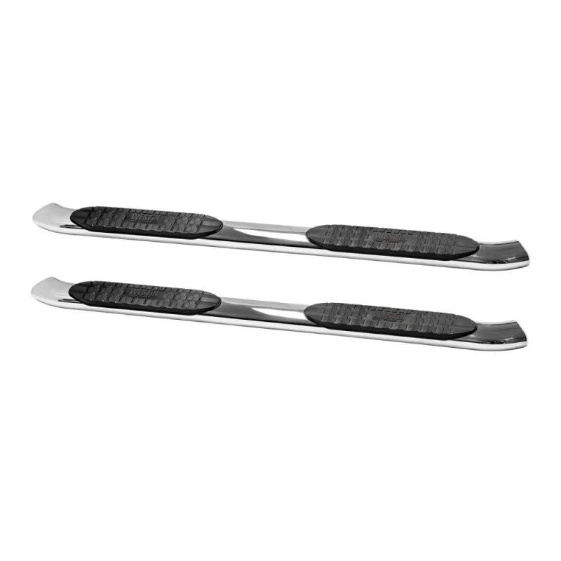 Westin 2007-2018 Toyota Tundra Double Cab PRO TRAXX 5 Oval Nerf Step Bars - SS - Image 4