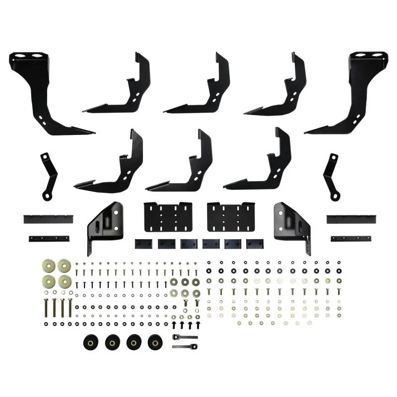 Westin 2019 Chevrolet Silverado/Sierra 1500 Crew Cab (6.5ft) R5 Modular Nerf Step Bars - Black - Image 8