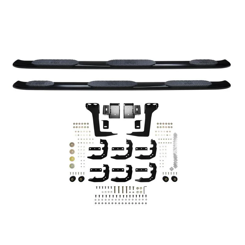 Westin 2019 Ram 1500 Crew Cab w/ 6.5ft Bed PRO TRAXX 5 W2W Oval Nerf Step Bars - Black - Image 5