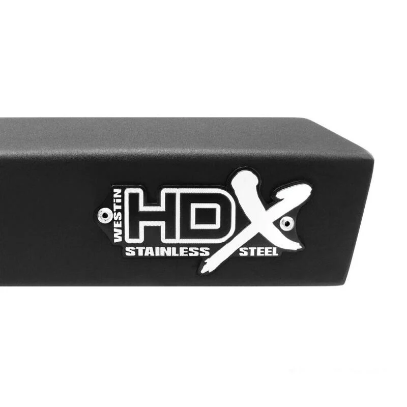 Westin 2020 Chevy Silverado 2500/3500 HDX Stainless Drop W2W Nerf Step Bars - Textured Black - Image 6