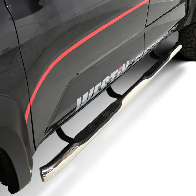 Westin 2024 Tacoma Double Cab E-Series 3 Nerf Step Bars - Stainless Steel - Image 4