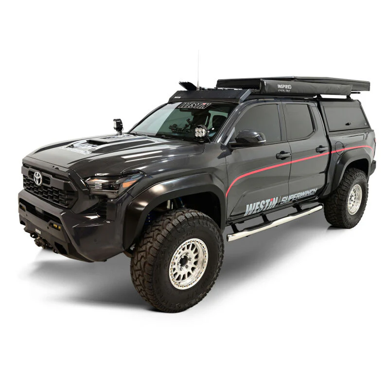 Westin 2024 Tacoma Double Cab E-Series 3 Nerf Step Bars - Stainless Steel - Image 6