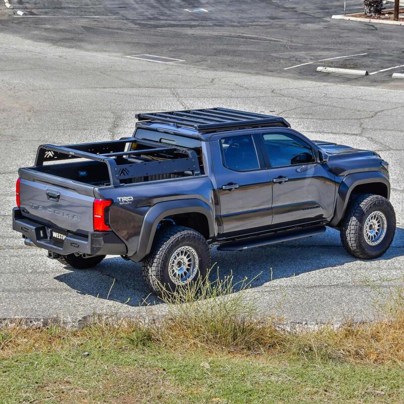 Westin 2024 Toyota Tacoma Double Cab Mesa Roof Rack - Textured Black - Image 7