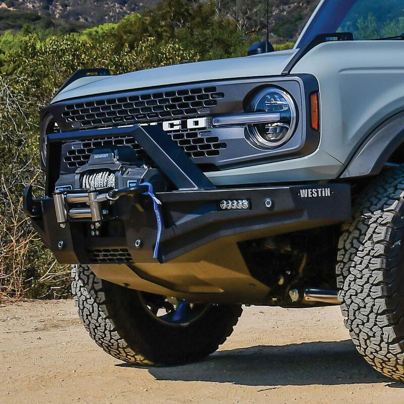 Westin 21-25 Ford Bronco (Excl. Sport) XTS Angular Bull Bar - Tex. Blk - Image 7