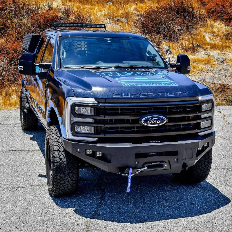 Westin 23-24 Ford F250/350 Pro-Series Front Bumper - Textured Black - Image 3