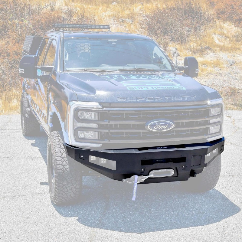 Westin 23-24 Ford F250/350 Pro-Series Front Bumper - Textured Black - Image 8