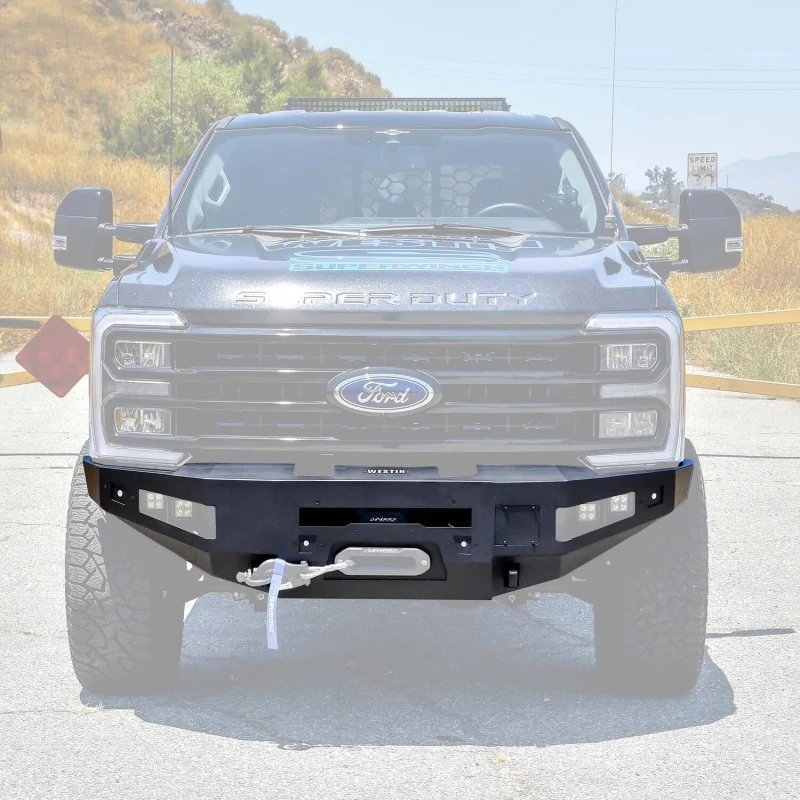 Westin 23-24 Ford F250/350 Pro-Series Front Bumper - Textured Black - Image 9