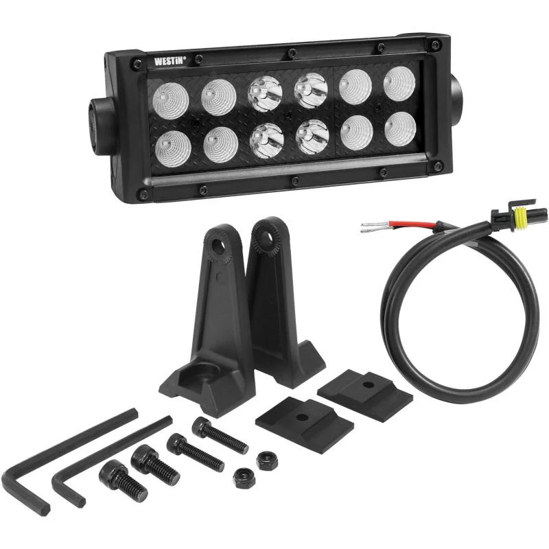 Westin B-FORCE LED Light Bar Double Row 6 inch Combo w/3W Cree - Black - Image 13
