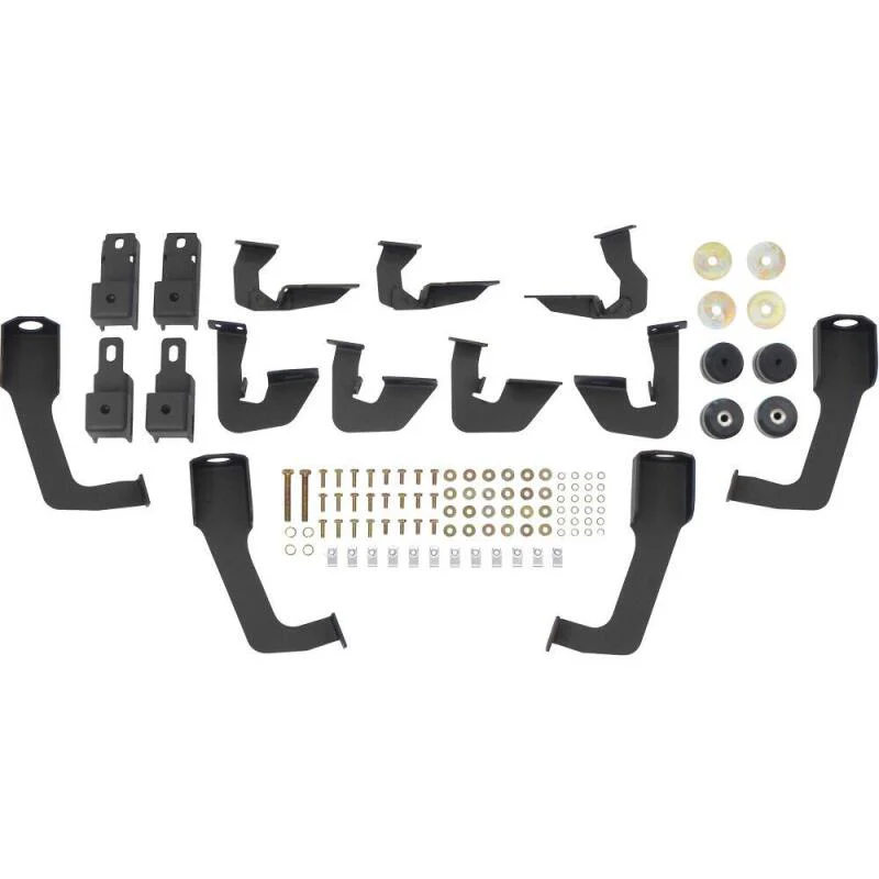 Westin/HDX 07-18 Chevrolet Silverado 2500 6.5ft Drop Wheel to Wheel Nerf Step Bars - Textured Black - Image 6