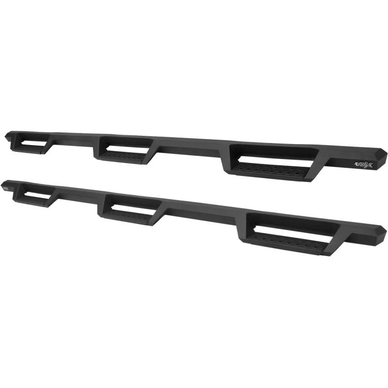 Westin/HDX 07-19 Chevy Silv 2500/3500 Crew (8ft) (Excl Dually) Drop WTW Nerf Step Bars - Blk - Image 5