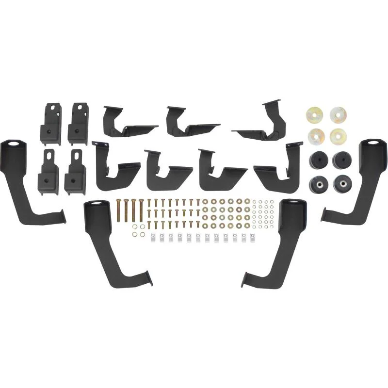 Westin/HDX 07-19 Chevy Silv 2500/3500 Crew (8ft) (Excl Dually) Drop WTW Nerf Step Bars - Blk - Image 8