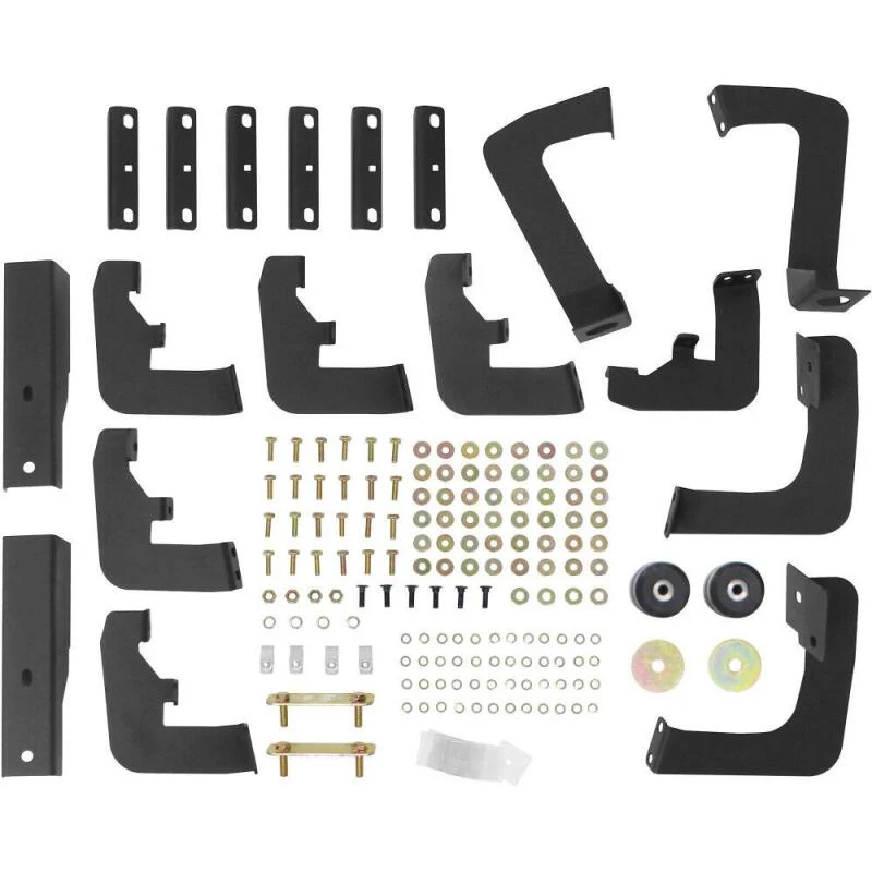 Westin/HDX 17-18 Ford F-250/350 Crew Cab (6.75ft Bed) Stainless Drop Nerf Step Bars - Textured Black - Image 10